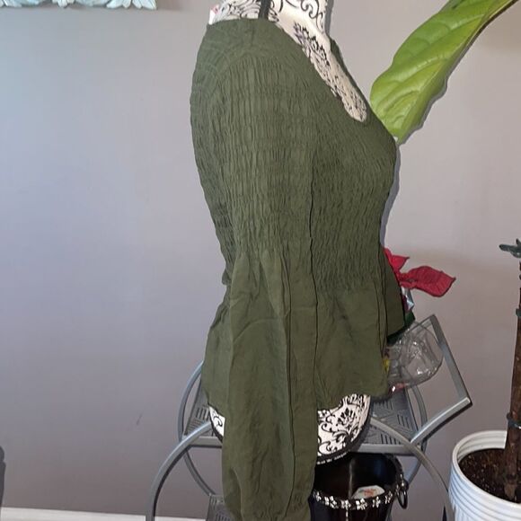 Parker green ribbed square neck top - Picture 3 of 6